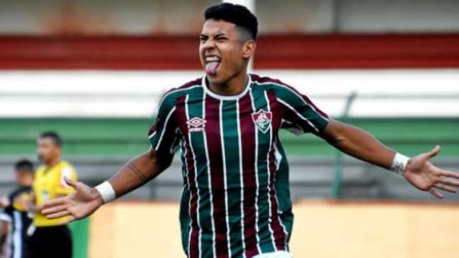 Matheus Martins fez um dos gols do Fluminense (Foto: Mailson Santana/Fluminense FC)