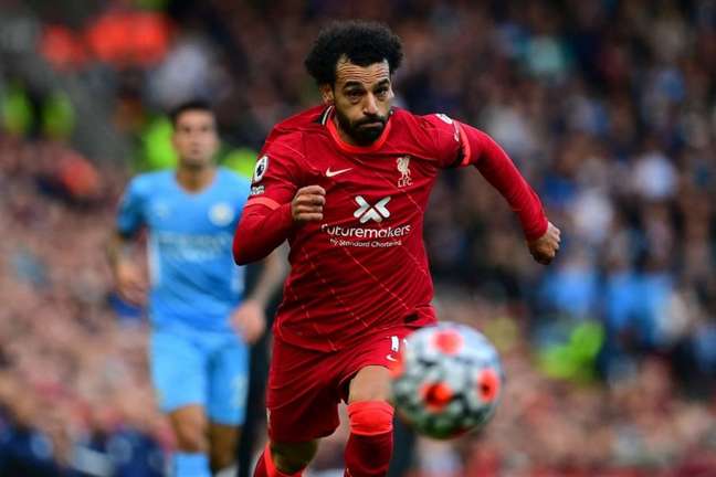 Salah e Liverpool buscam acordo por renovação de contrato (Foto: PAUL ELLIS / AFP)