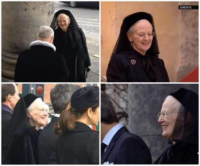 A rainha no funeral do marido: rir é o melhor remédio