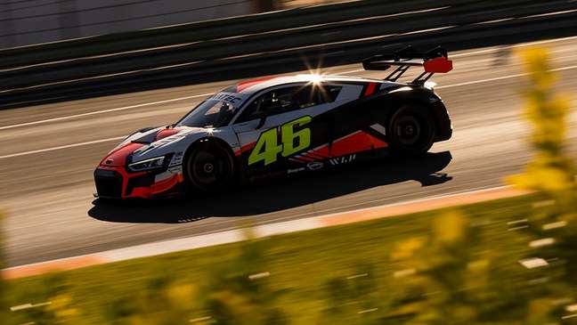 Valentino Rossi vai guiar o Audi LMS com o lendário #46 estampado na lateral 