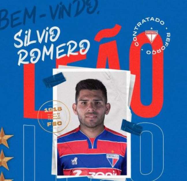 Silvio Romero é o novo reforço do Fortaleza (Divulgação/Fortaleza)