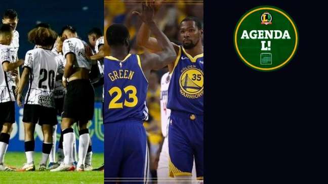 Fotos: Reprodução/Corinthians Reprodução/Twitter/NBA Fotos: Reprodução/CorinthiansReprodução/Twitter/NBA