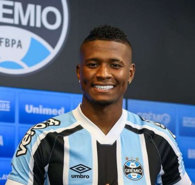 Orejuela é do Grêmio (Lucas Uebel/Grêmio)