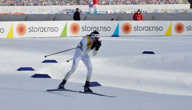 Jaqueline Mourão foi prata em competição de esqui cross country na Sérvia e sonha com nova participação nos Jogos de Inverno.