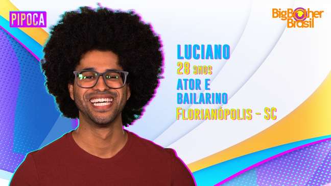 Luciano é bailarino e está confirmado para a Pipoca do 'BBB22'