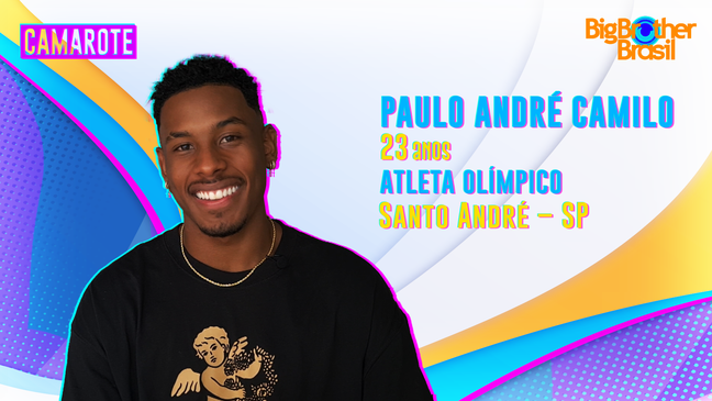 O atleta olímpico Paulo André Camilo, de 23 anos, está no Camarote do 'BBB22'