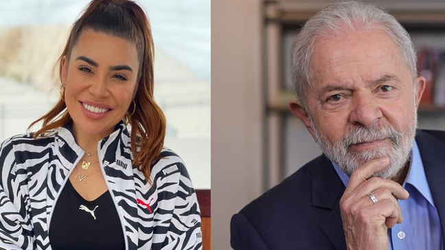 Naiara Azevendo debochou do ex-presidente Lula em vídeo Naiara Azevendo debochou do ex-presidente Lula em vídeo