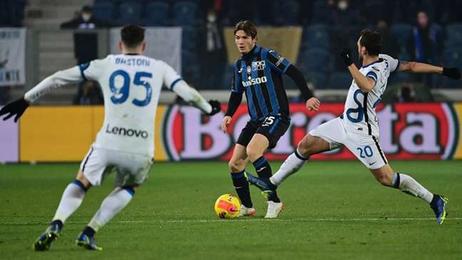 Inter e Atalanta empataram em 0 a 0 neste domingo no Campeonato Italiano (Foto: MIGUEL MEDINA / AFP)