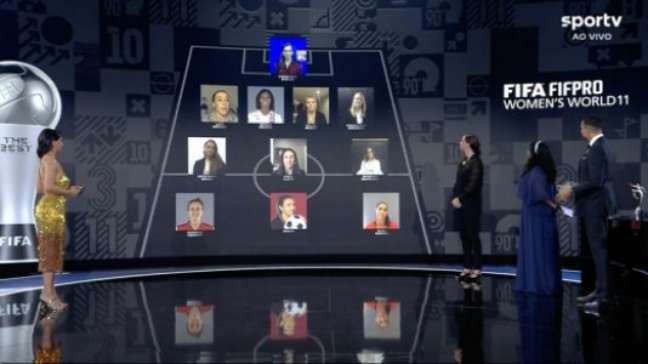 Marta foi um dos destaques do onze ideal (Foto: Reprodução / SporTV)