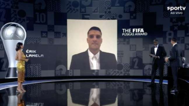 Golaço de Lamela mostrou muito recurso (Foto: Reprodução / SporTV)