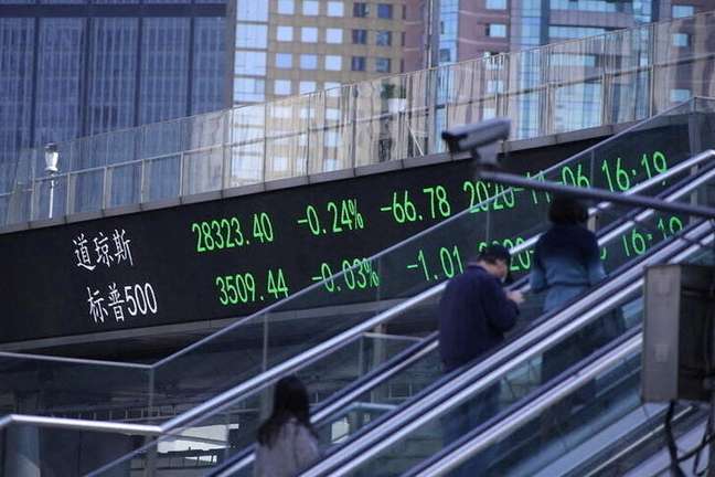 Telão em Xangai mostra flutuação dos mercados acionários
09/11/2020
REUTERS/Aly Song