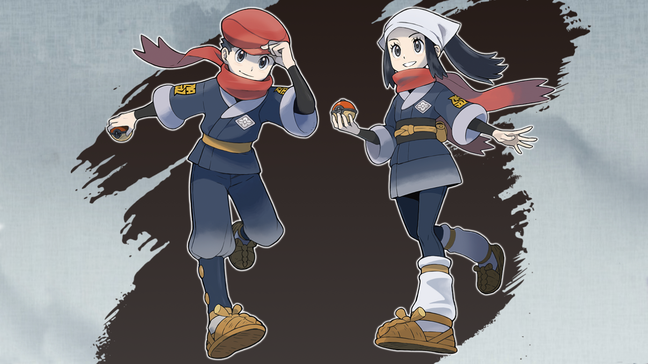 Rei e Akari são os protagonistas de Pokémon Legends: Arceus