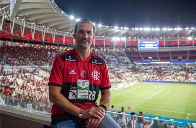 Luís Andrade é o técnico do time feminino do Flamengo (Foto: Paula Reis/Flamengo)