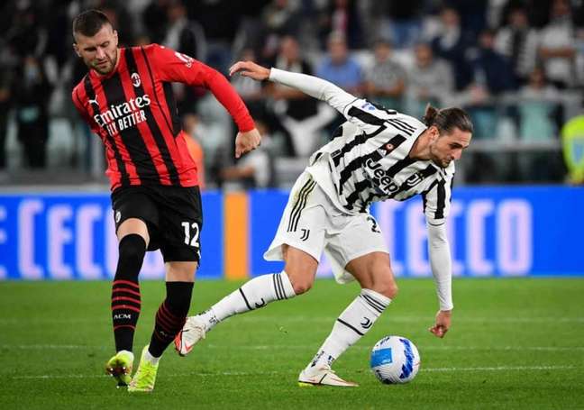Juventus e Milan empataram em 1 a 1 no jogo do primeiro turno do Italiano (Foto: ISABELLA BONOTTO / AFP) Juventus e Milan empataram em 1 a 1 no jogo do primeiro turno do Italiano (Foto: ISABELLA BONOTTO / AFP)