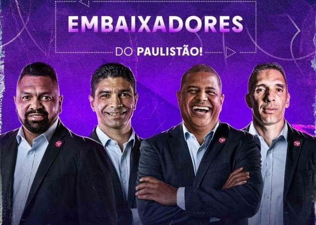 Leandro Guerreiro, Renato, Marcelinho Carioca e Fernando Prass participarão das transmissões da TNT Sports (Divulgação / TNT Sports)