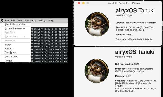 AiryxOS (imagem original: divulgação/The Airyx Project)