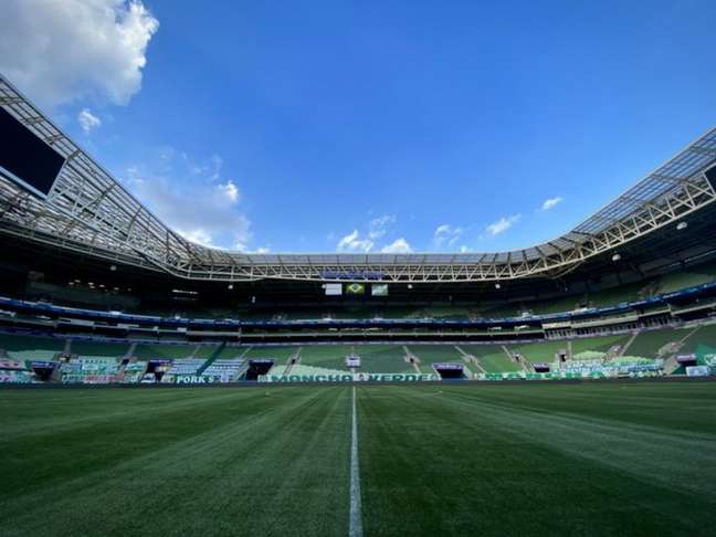 Allianz Parque anunciou um novo patrocinador para o estádio palmeirense (Foto: Divulgação/Palmeiras)