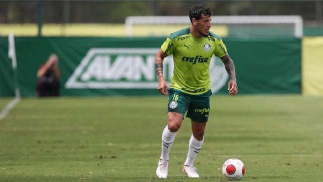Gustavo Gómez se reapresenta ao Palmeiras em alguns dias (Foto: Cesar Greco/Palmeiras)