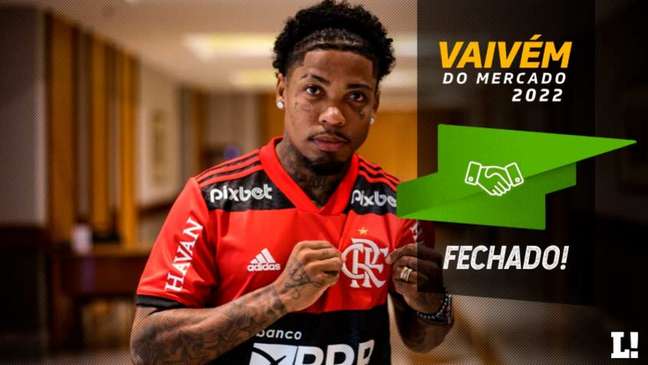 O atacante Marinho é o primeiro reforço do Flamengo na atual temporada (Foto: Alexandre Vidal/Flamengo)