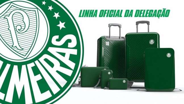 Palmeiras fecha parceria e viaja para Abu Dhabi com mala personalizada