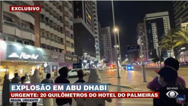 Brasileiro relata o que viu de explosão em Abu Dhabi, mas acalma: 'Parecia por gás de cozinha'
