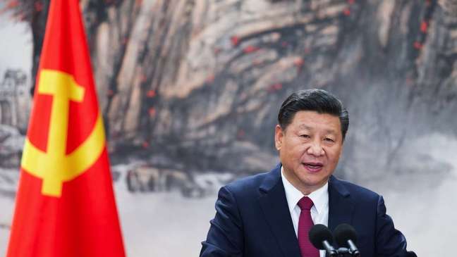 O presidente chinês não falou sobre a ação militar da Rússia na Ucrânia