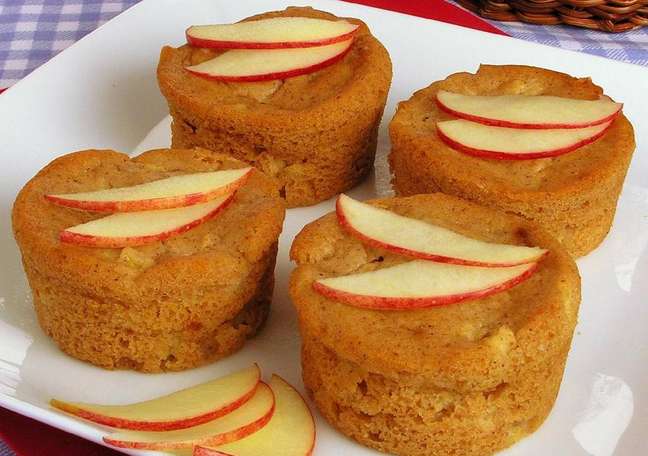 Muffins de maçã – Foto: Guia da Cozinha