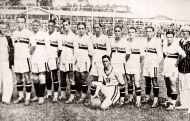 Os tricolores campeões de 1931 (Foto: SPFC)