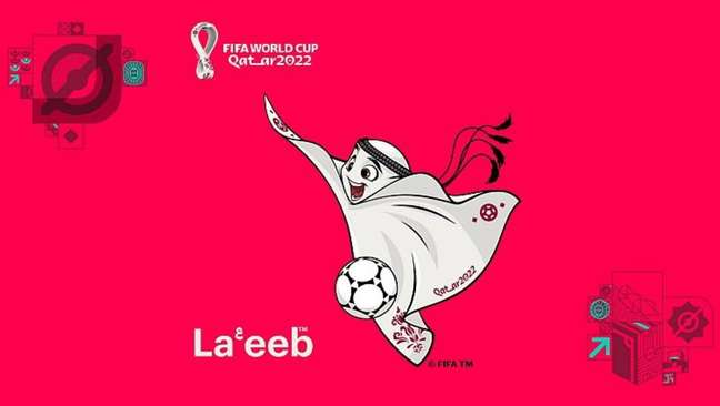 La'eeb é o mascote da Copa do Mundo do Catar.