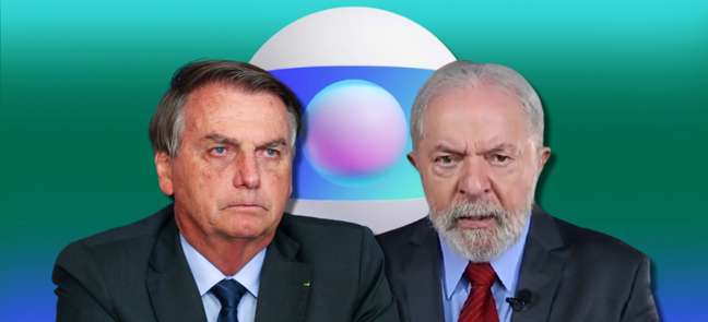 Bolsonaro e Lula aguardam chance de falar na Globo