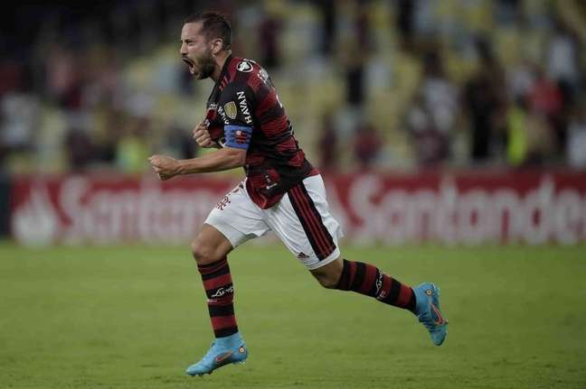 Everton Ribeiro foi o destaque do Flamengo diante do Talleres (Foto: Staff Images/Conmebol)