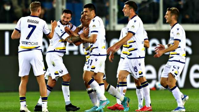 Hellas Verona foi 48 pontos no Campeonato Italiano (Foto: Divulgação / Hellas Verona)