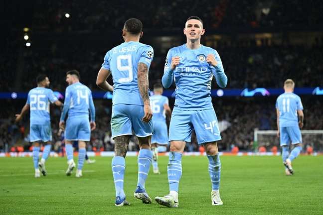 Manchester City está perto de chegar à segunda final seguida de Champions League (Foto: OLI SCARFF / AFP)