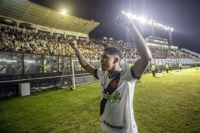 Raniel é o artilheiro do Vasco nesta temporada (Foto: Daniel Ramalho/Vasco)