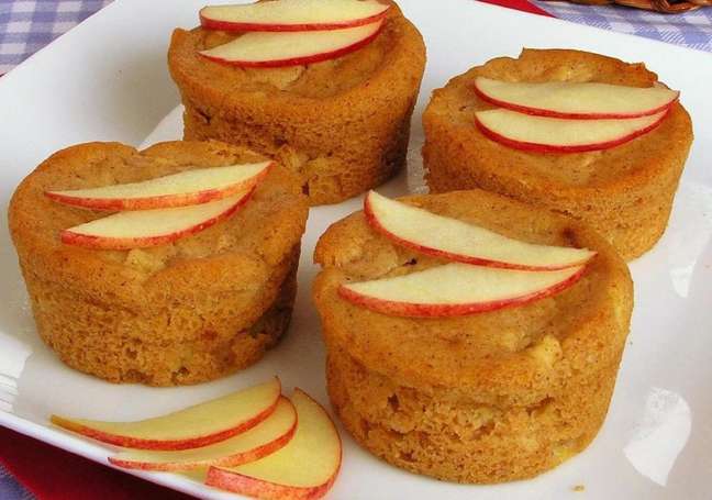 Muffins de maçã – Foto: Guia da Cozinha
