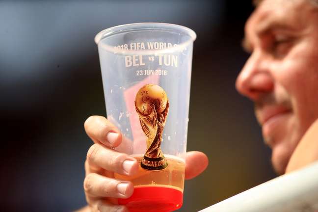 Copo de cerveja poder custar mais de R$ 73 durante a Copa no Catar
