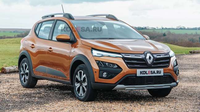 Projeção do futuro SUV compacto da Renault Projeção do futuro SUV compacto da Renault