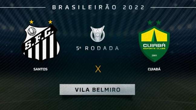 Santos e Cuiabá duelam neste domingo, na Vila Belmiro (Montagem LANCE!)