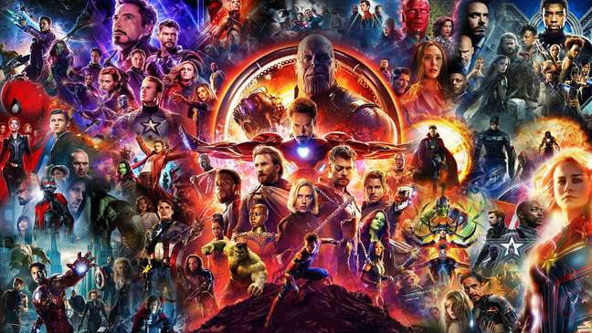 O Universo Cinematográfico Marvel tem dezenas de personagens