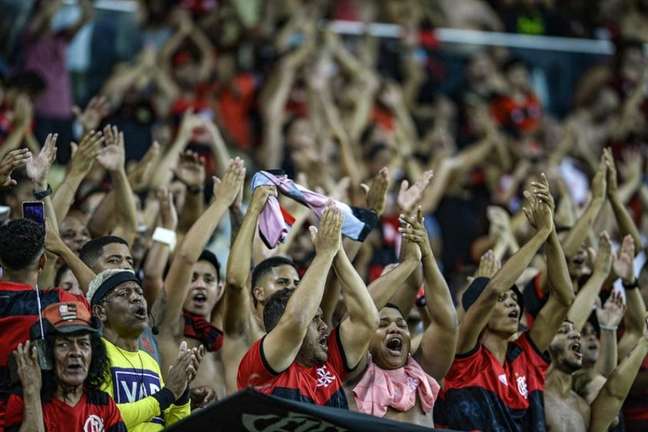 Torcida do Flamengo no Maracanã: próximo jogo é pela Libertadores (Foto: Marcelo Cortes/Flamengo)