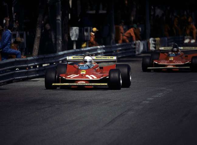 Scheckter e Villeneuve em Monaco 1979. Esta ordem se repetiu em Monza