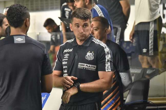 Lucas Ochandorena comandou o Peixe na classificação diante do Coritiba na Vila (Foto: Ivan Storti/Santos FC)