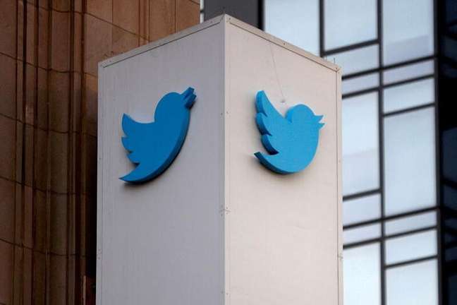 Logotipo do Twitter nos escritórios da empresa em San Francisco, Califórnia
11/01/2021
REUTERS/Stephen Lam//File Photo
