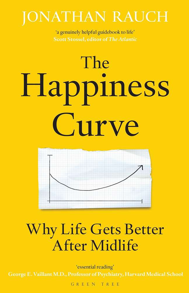 Livro de Jonathan Rauch sobre a curva da felicidade
