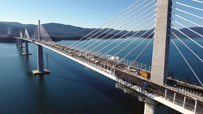 A ponte Pelješac, construída pelos chineses na Croácia A ponte Pelješac, construída pelos chineses na Croácia
