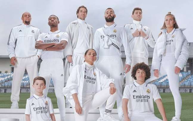 Real Madrid lança uniforme com estilo retrô para a próxima temporada.