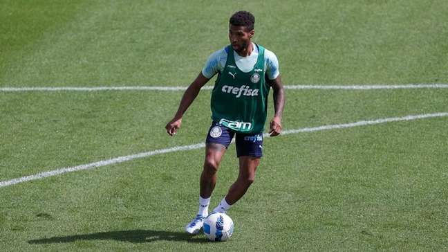 Wesley retornou após ficar uma semana afastado por conta da Covid-19 (Foto: Cesar Greco/Palmeiras)