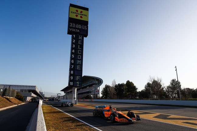 Barcelona foi o primeiro circuito a receber os carros da F1 2022