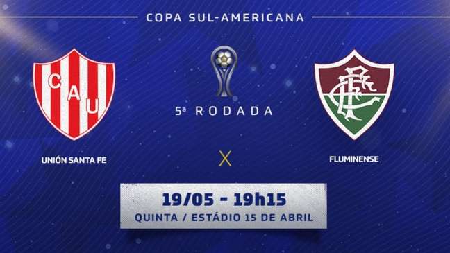 Unión Santa Fe e Fluminense fazem jogo decisivo na Sul-Americana nesta quinta-feira (Montagem: Lance!)