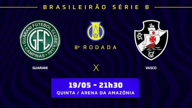 Com apoio de sua torcida, Vasco joga pela permanência no G4 da Série B do Campeonato Brasileiro contra o Guarani (Montagem: Lance!)